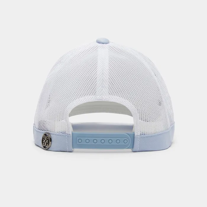 3d Skull and T039s Interlock Knit Trucker Hat Drizzle MenGolf GFORE Hats
