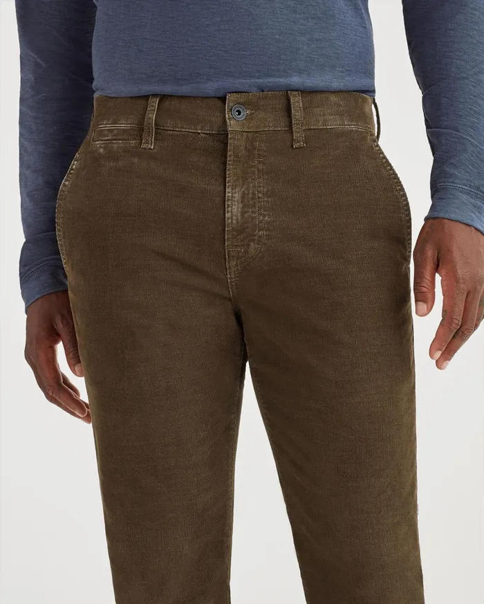 7 For All Mankind Pants Corduroy Slim Chino In Fatigue Fatigue 8211 Men