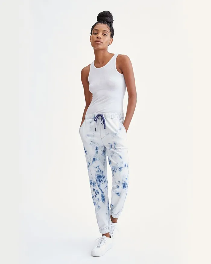 7 For All Mankind Pants Drawstring Jogger In St Tropez St Tropez 8211 Women