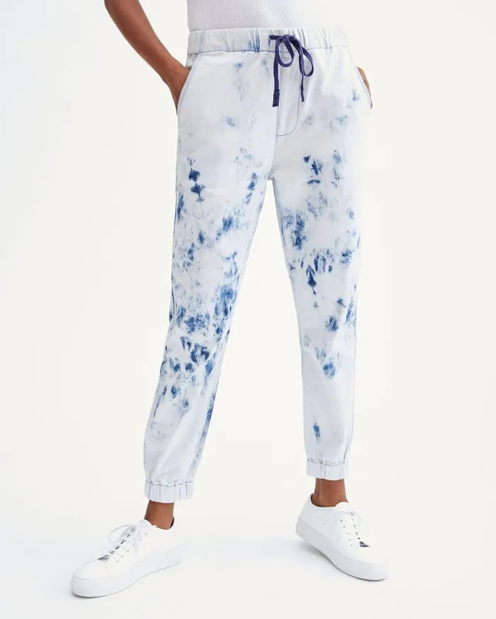 7 For All Mankind Pants Drawstring Jogger In St Tropez St Tropez 8211 Women