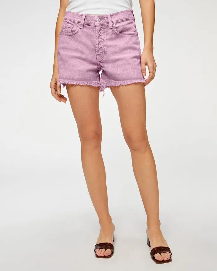 7 For All Mankind Shorts and Skirts Monroe CutOff Short In Mineral Sorbet Mineral Sorbet 8211 Women
