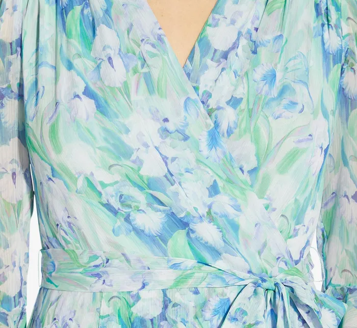 Adrianna Papell FloralPrinted Chiffon Short Dress In Deep Blue Multi Deep Blue Multi Women Floral Dresses Adrianna Papell FloralPrinted Chiffon Short Dress In Deep Blue Multi Deep Blue Multi Women Floral Dresses