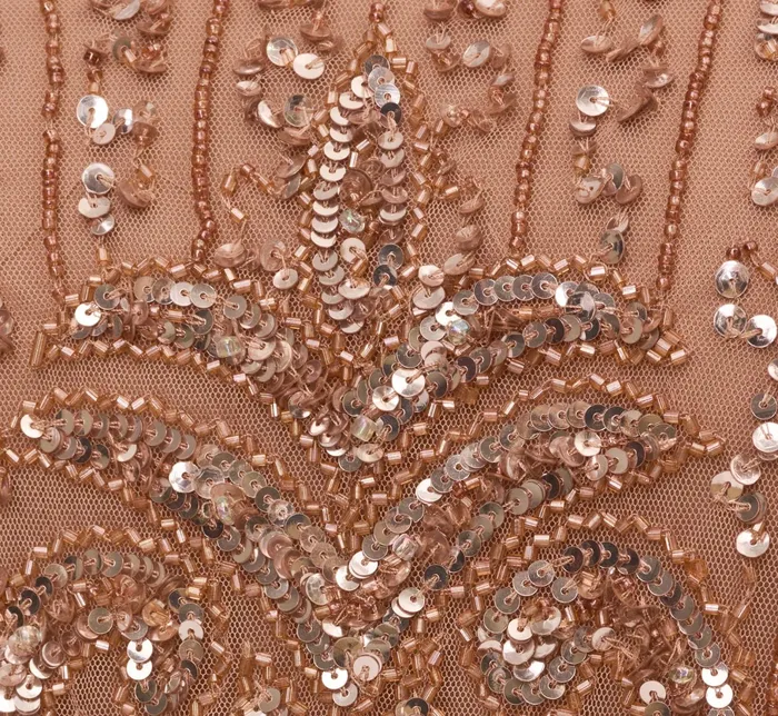 Adrianna Papell HandBeaded Long Blouson Gown In Rose Gold Rose Gold Women Formal Dresses Adrianna Papell HandBeaded Long Blouson Gown In Rose Gold Rose Gold Women Formal Dresses