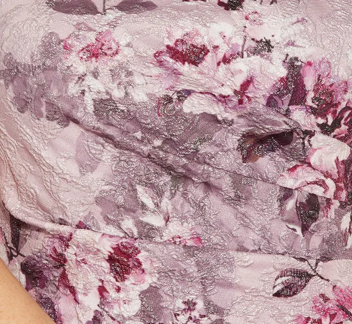 Adrianna Papell Off The Shoulder Matelasse Column Gown In Lilac Snow Lilac Snow Women Long Dresses Adrianna Papell Off The Shoulder Matelasse Column Gown In Lilac Snow Lilac Snow Women Long Dresses