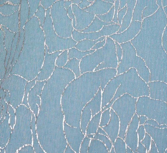 Adrianna Papell Plus Size Floral Metallic Stencil MidiLength Mermaid Dress With Capelet In Light Blue Light Blue Women Floral Dresses Adrianna Papell Plus Size Floral Metallic Stencil MidiLength Mermaid Dress With Capelet In Light Blue Light Blue Women Floral Dresses
