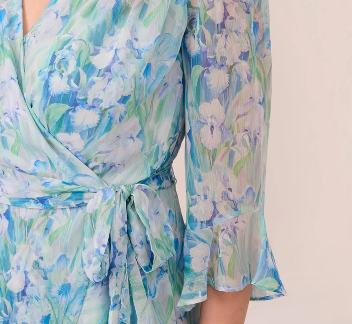 Adrianna Papell Plus Size FloralPrinted Chiffon Short Dress In Blue Multi Blue Multi Women Floral Dresses Adrianna Papell Plus Size FloralPrinted Chiffon Short Dress In Blue Multi Blue Multi Women Floral Dresses