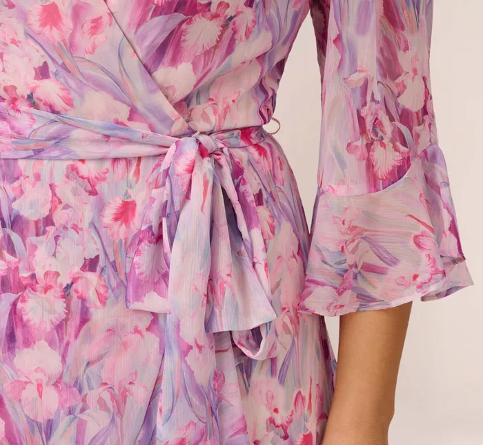 Adrianna Papell Plus Size FloralPrinted Chiffon Short Dress In Pink Multi Pink Multi Women Floral Dresses Adrianna Papell Plus Size FloralPrinted Chiffon Short Dress In Pink Multi Pink Multi Women Floral Dresses