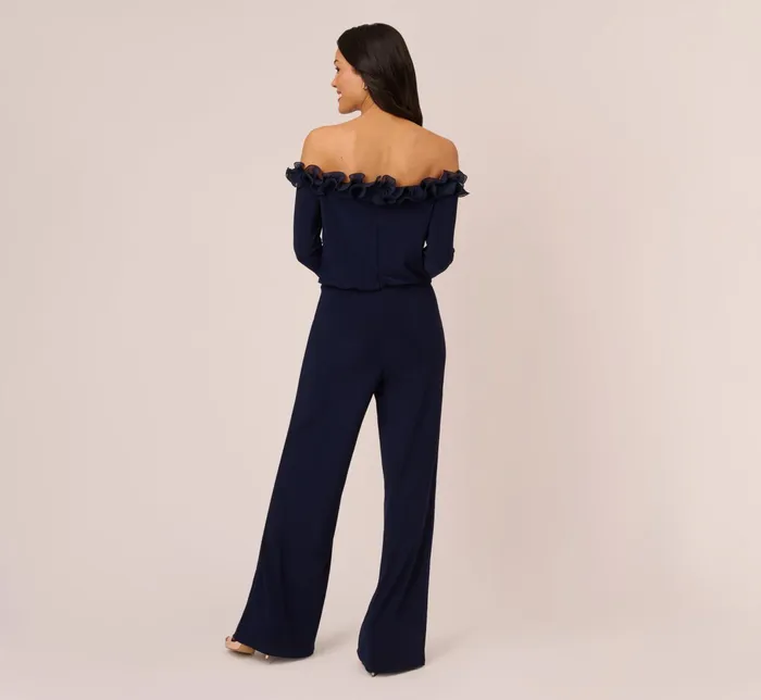Adrianna Papell Plus Size Signature Blouson Jumpsuit In Black Black Women Day Dresses Adrianna Papell Plus Size Signature Blouson Jumpsuit In Black Black Women Day Dresses