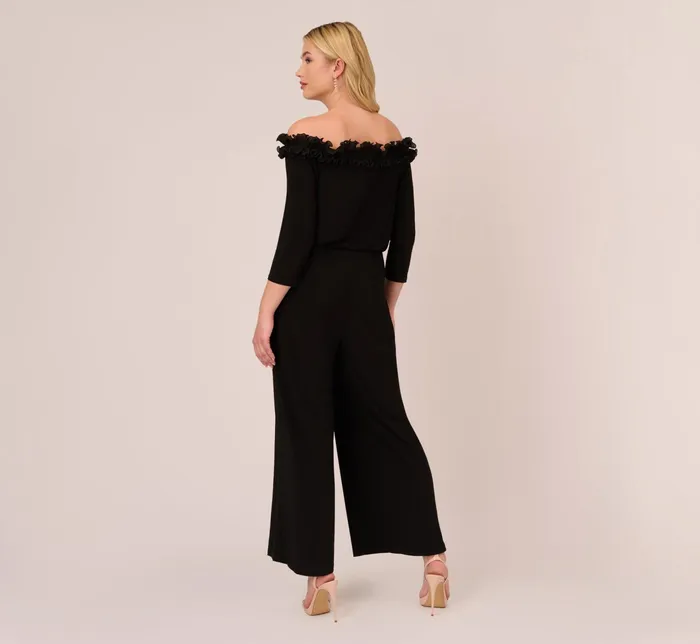 Adrianna Papell Signature Blouson Jumpsuit In Navy Navy Women Day Dresses Adrianna Papell Signature Blouson Jumpsuit In Navy Navy Women Day Dresses