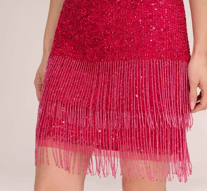 Adrianna Papell Sleeveless Beaded Cocktail Dress In Fiesta Pink Fiesta Pink Women Cocktail Dresses Adrianna Papell Sleeveless Beaded Cocktail Dress In Fiesta Pink Fiesta Pink Women Cocktail Dresses