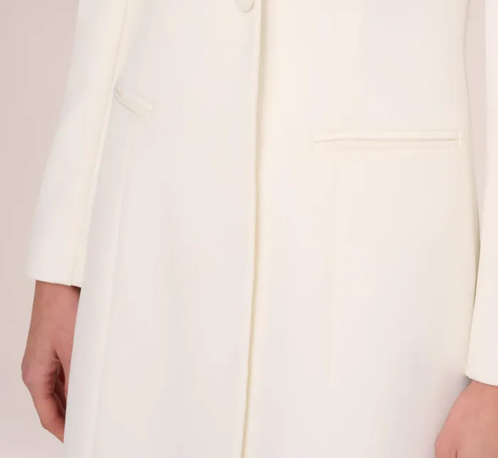 Adrianna Papell Tuxedo Cocktail Dress In Ivory Ivory Women Short Wedding Dresses Adrianna Papell Tuxedo Cocktail Dress In Ivory Ivory Women Short Wedding Dresses