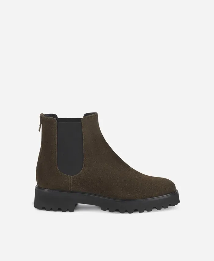 AGL Ankle Boot With Elastic Brown Goldie Beatle Women Booties