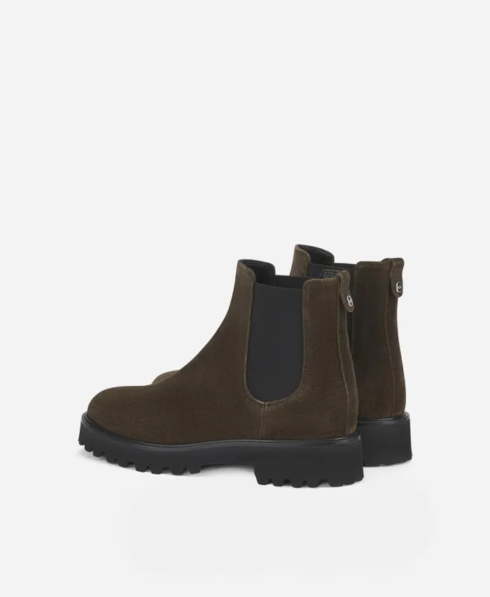 AGL Ankle Boot With Elastic Brown Goldie Beatle Women Booties