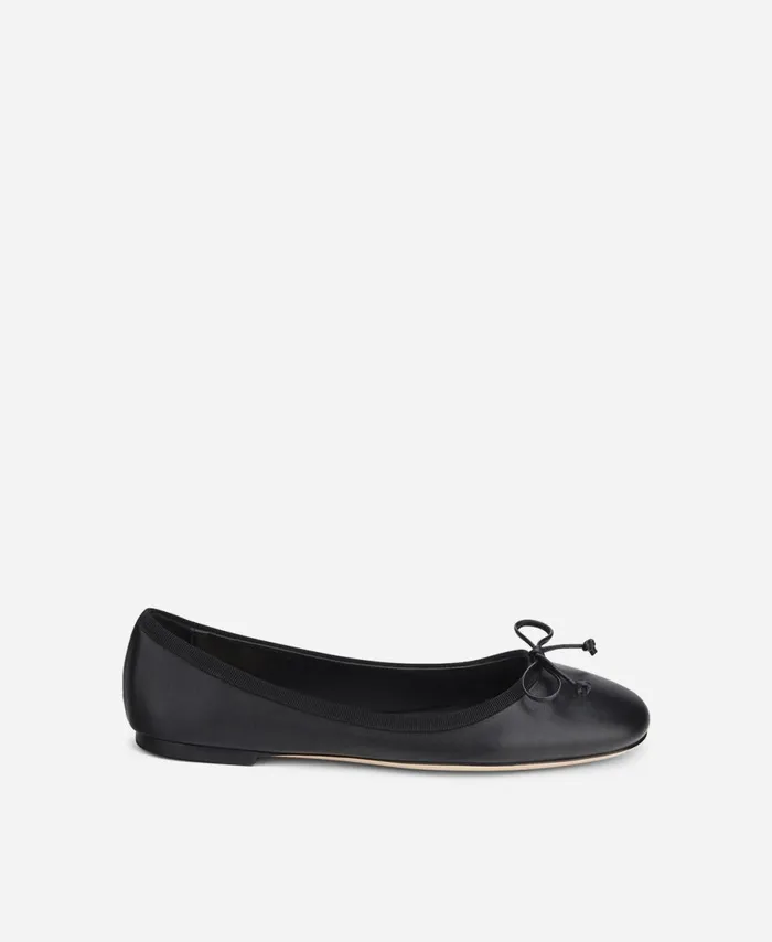 AGL Ballet Flat With Bow Black KALA Women Ballet Flats