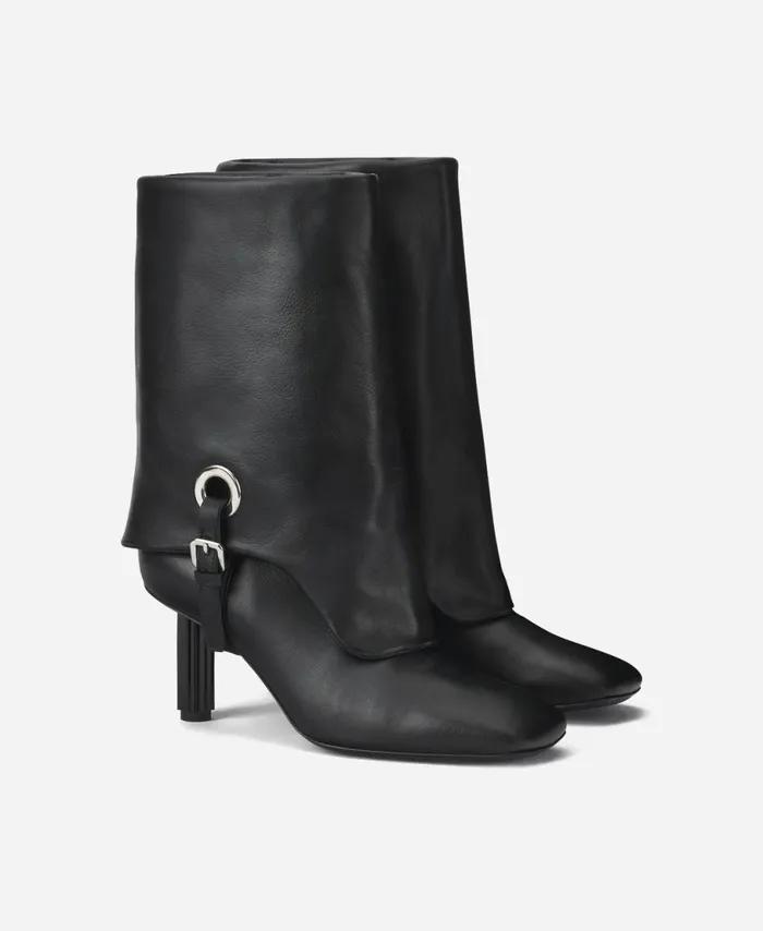 AGL Boot With Adjustable Shaft Black Dorica Q Soft Women Booties