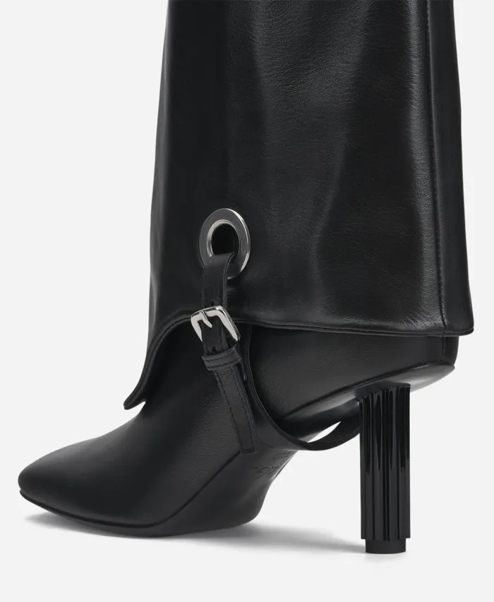 AGL Boot With Adjustable Shaft Black Dorica Q Soft Women Booties