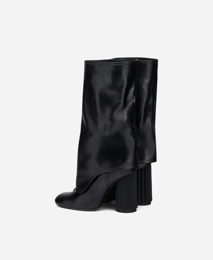 AGL Boot With Column Heel Black DORICA Women Boots