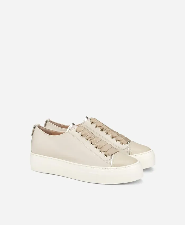 AGL Captoe Sneaker Cream Mollie Women Sneakers