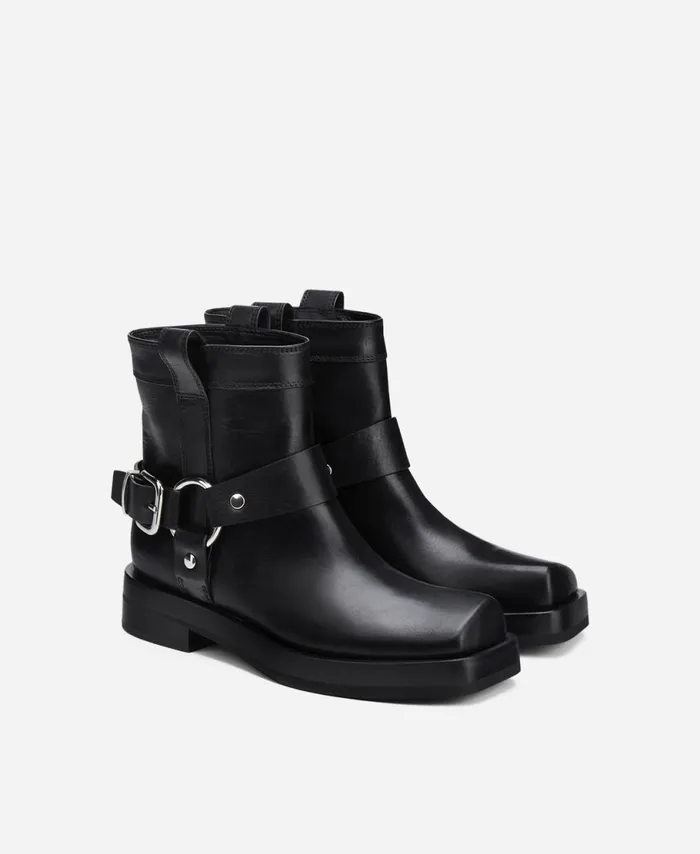 AGL Cowboy Ankle Boot Black RINA LOWBOOT Women Booties