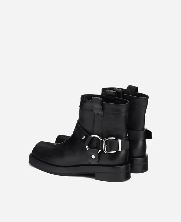 AGL Cowboy Ankle Boot Black RINA LOWBOOT Women Booties