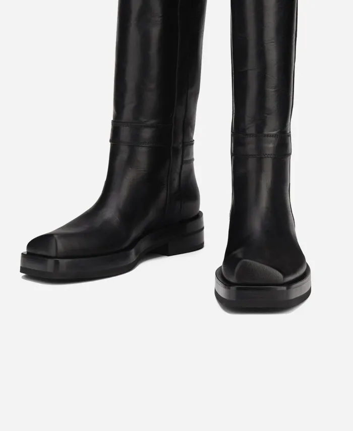 AGL Cowboy Boot Black RINA BOOT Women Boots