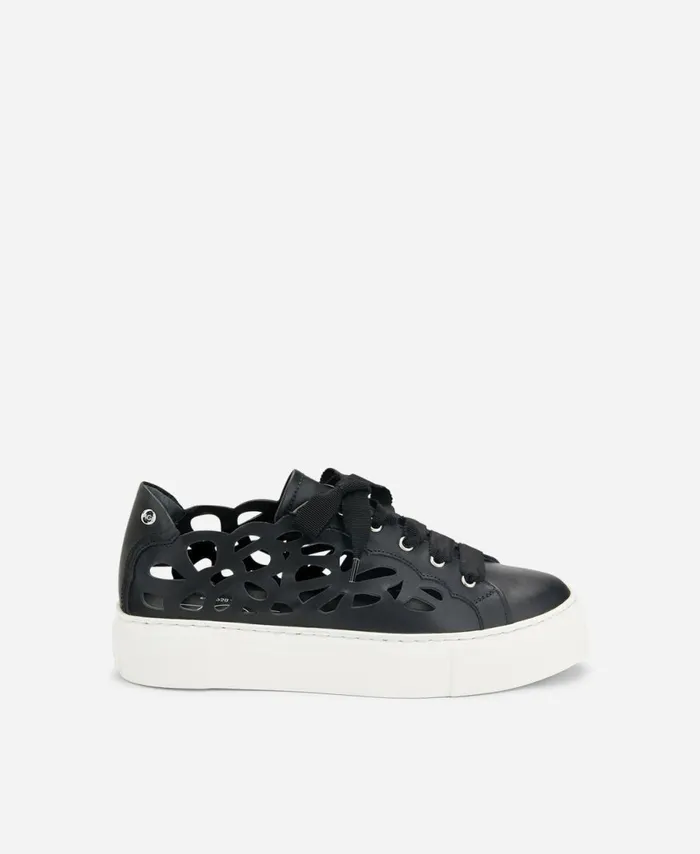 AGL Cutout Sneaker Black Mandi Women Sneakers