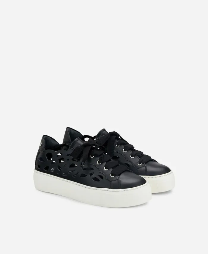 AGL Cutout Sneaker Black Mandi Women Sneakers