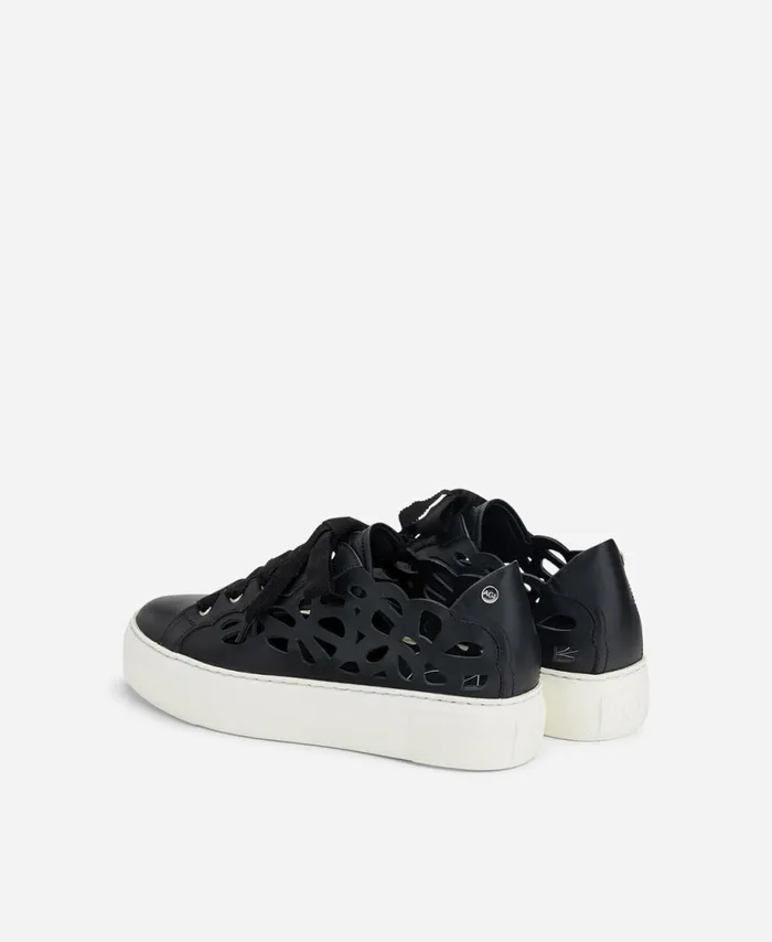 AGL Cutout Sneaker Black Mandi Women Sneakers