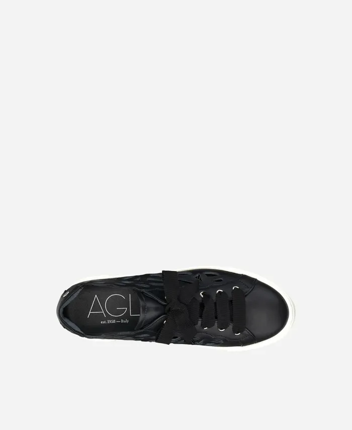 AGL Cutout Sneaker Black Mandi Women Sneakers