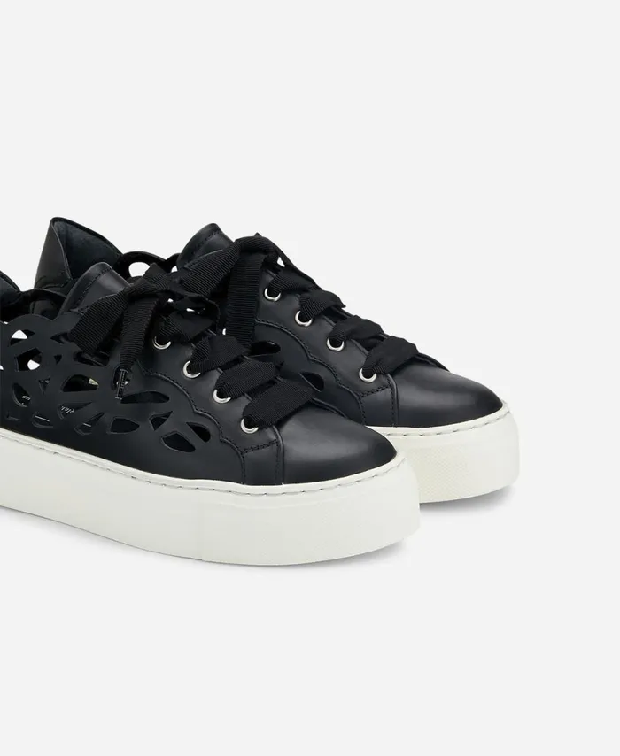 AGL Cutout Sneaker Black Mandi Women Sneakers