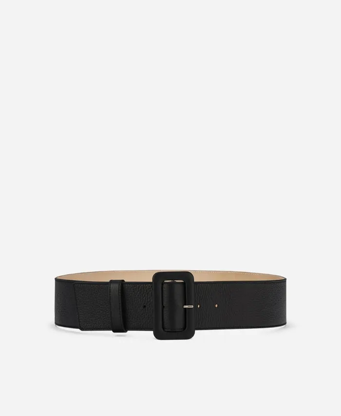 AGL Leather Belt Black VIRGINIA Women Belts