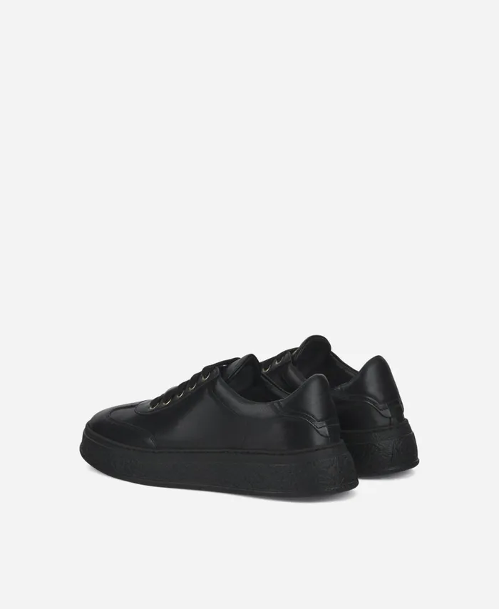 AGL Leather Sneaker Black Giuly Shoes Women Sneakers