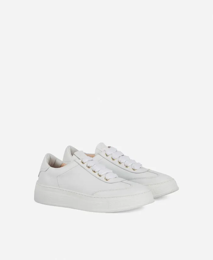 AGL Leather Sneaker White Giuly Shoes Women Sneakers