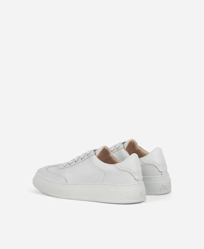 AGL Leather Sneaker White Giuly Shoes Women Sneakers