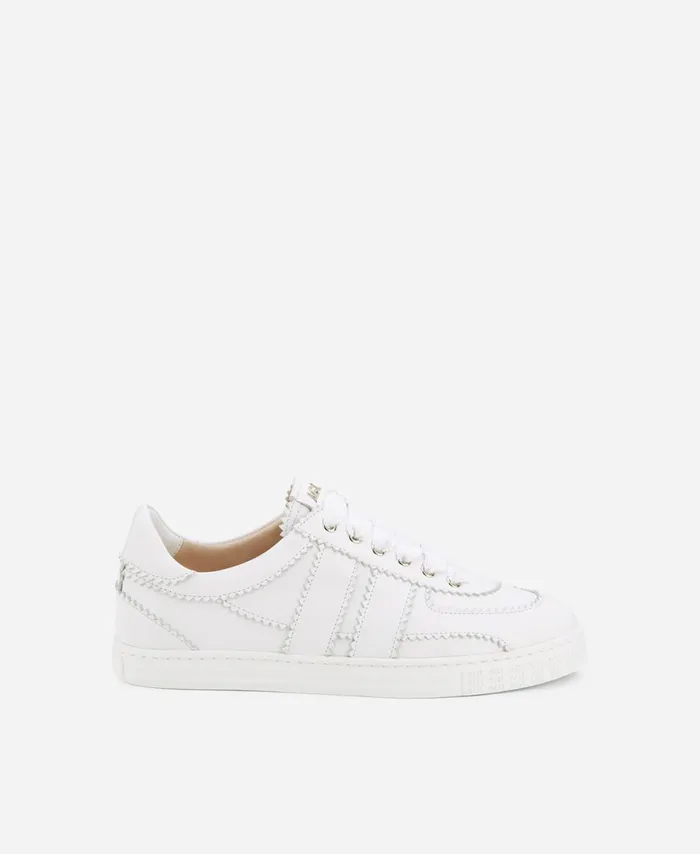 AGL Leather Sneaker White Leda Women Sneakers