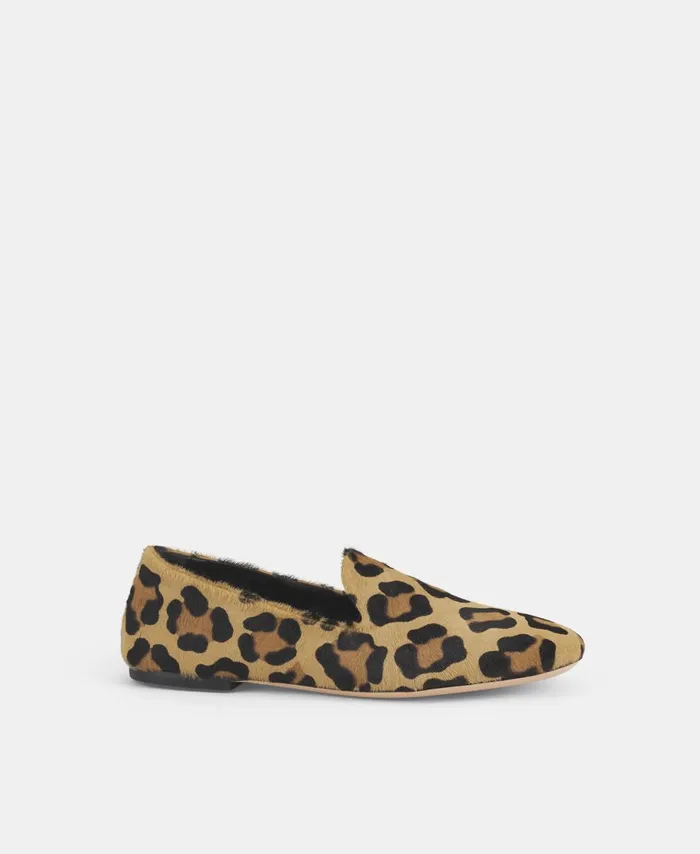 AGL Ponyskin Loafer Leopard Classic Selvaggia Women Flats