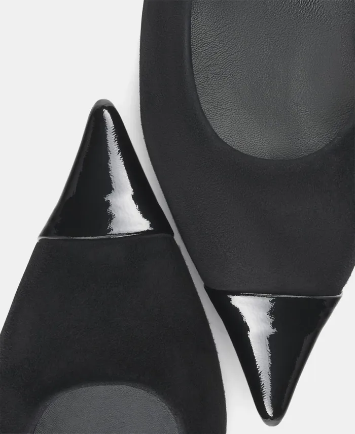 AGL Pump With Toe Cap Black Lenor Bicolor Women Heels