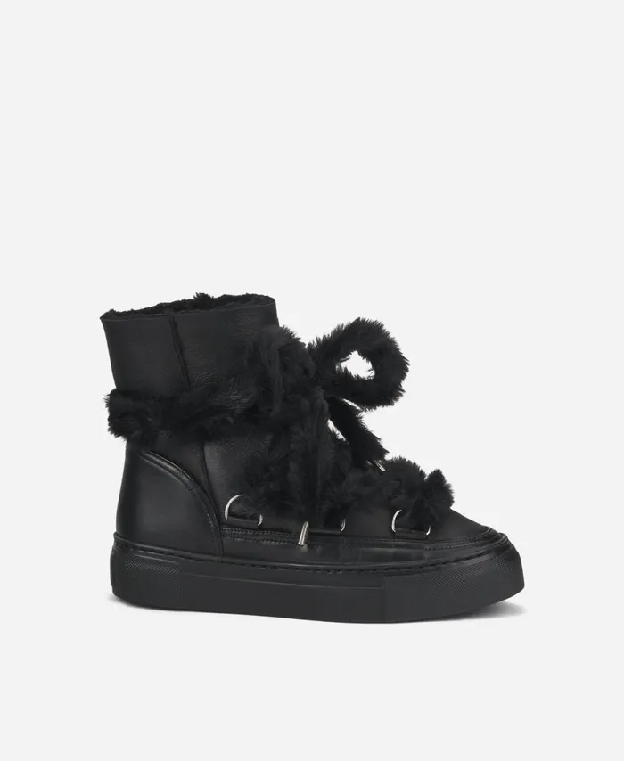 AGL Sneaker Boot With Fur Black Kate Women Sneakers