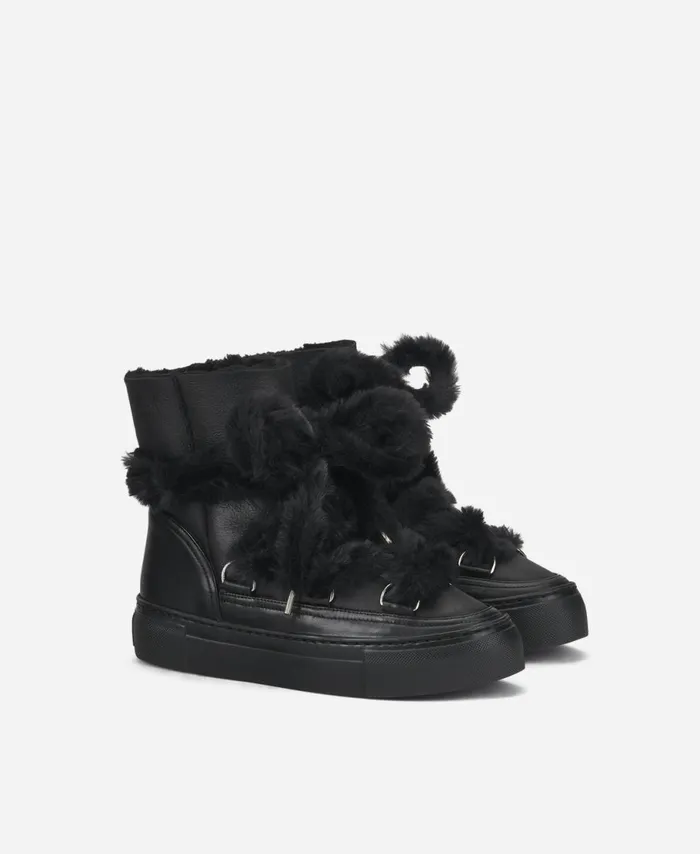 AGL Sneaker Boot With Fur Black Kate Women Sneakers
