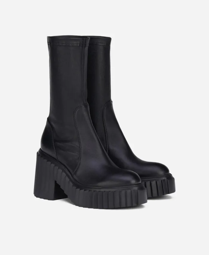 AGL Stretch Bootie Black TIGGY STRETCH Women Booties