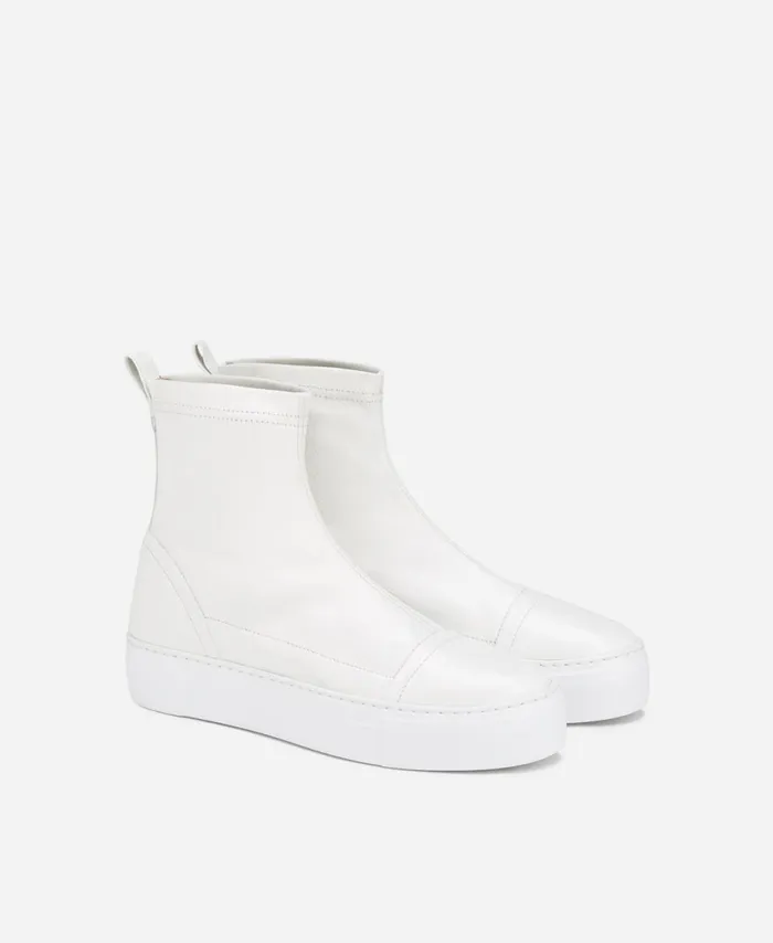 AGL Stretch Sneaker White IRENE Women Sneakers