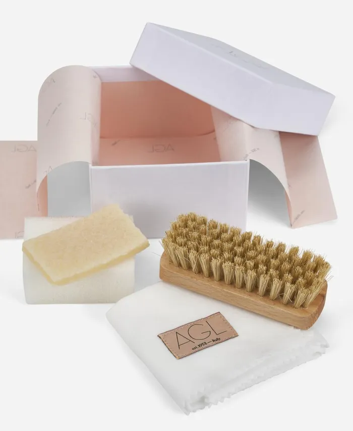 AGL Suede Leather Products White Suede And Patent Cleaning Kit Women Shoe Care