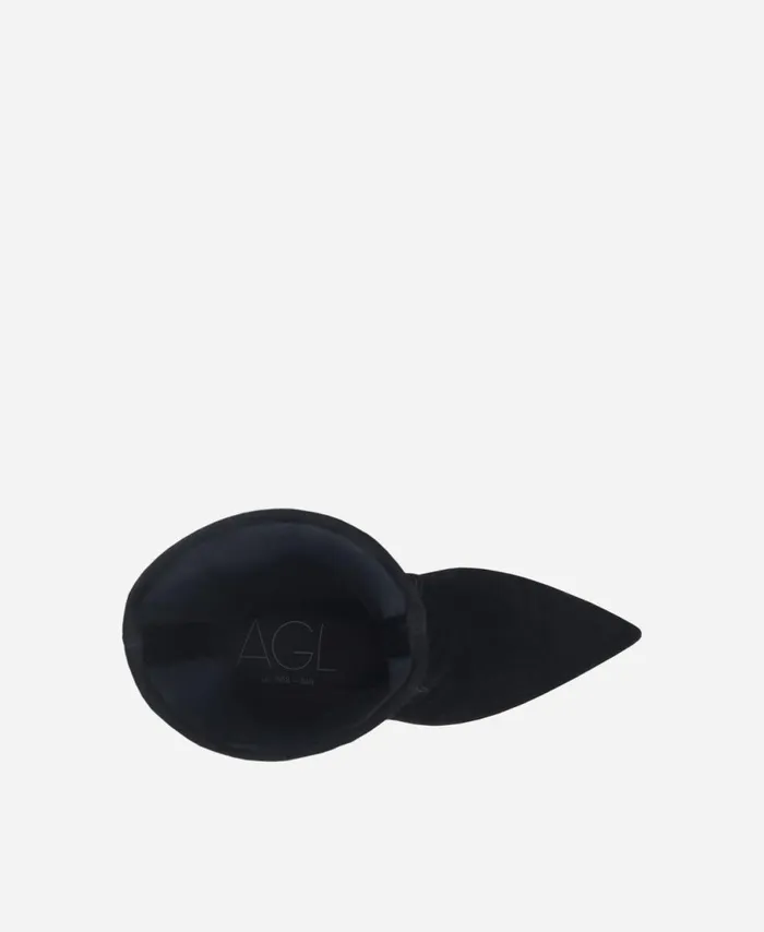 AGL Velour Bootie Black LETIZIA BOOTIE Women Booties