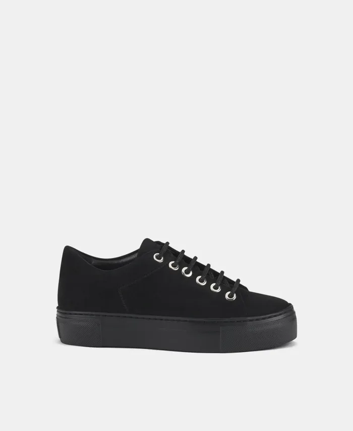 AGL Velour Sneaker Black Crystal Women Sneakers