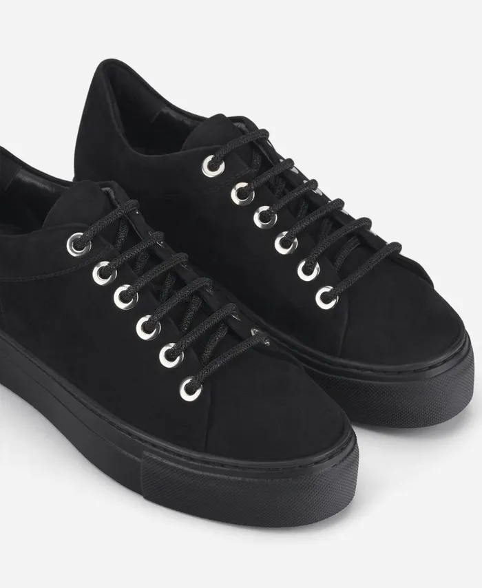AGL Velour Sneaker Black Crystal Women Sneakers