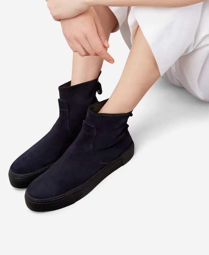 AGL Velour Sneaker Boot Blue MEGHAN BOOTIE Women Sneakers