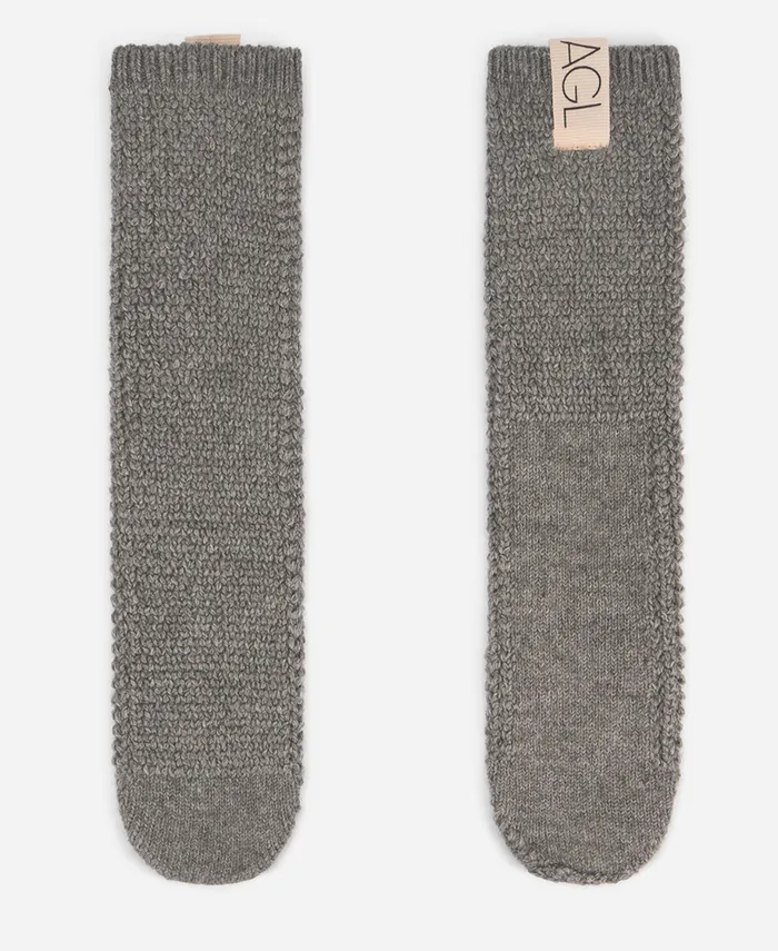 AGL Woolblend Socks Dark Grey SOCK Women Socks