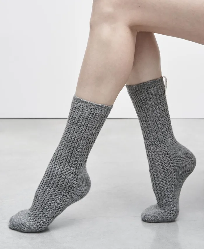 AGL Woolblend Socks Dark Grey SOCK Women Socks