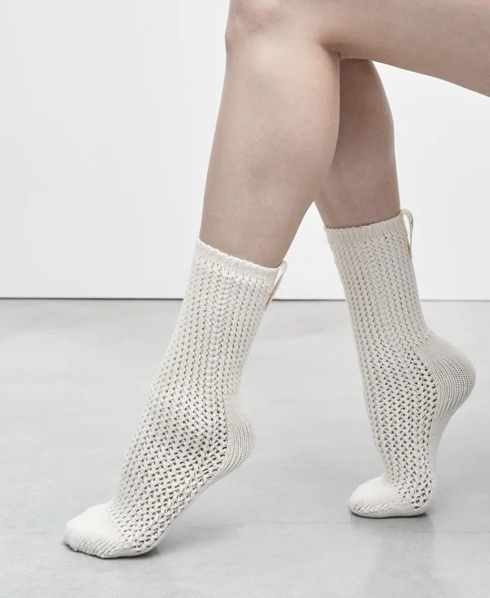 AGL Wool Socks White SOCK Women Socks