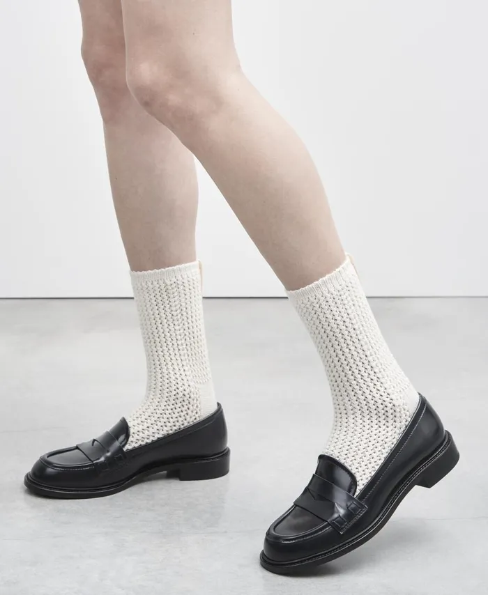 AGL Wool Socks White SOCK Women Socks